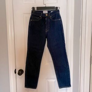 Frame Le Original High Rise Straight Jeans 24